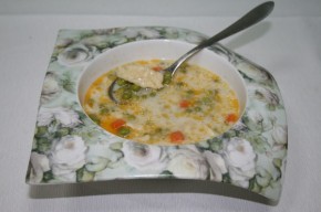 Supa de mazare cu galuste