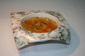 Ciorba cu carne de porc si cartofi