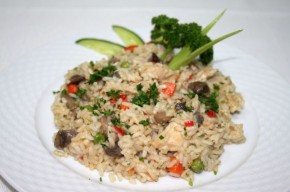 Rissotto cu piept de pui